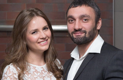Наши клиенты, счастливая пара: Юлия и Кахабер